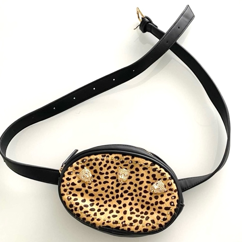Topshop Animal Print Belt Bag